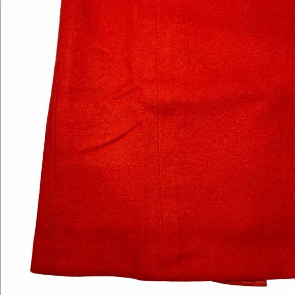 Mignon Doo Vintage Retro Orange Knit Dress XS - Picture 11 of 13